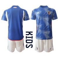 Japan Replica Home Minikit World Cup 2022 Short Sleeve (+ pants)